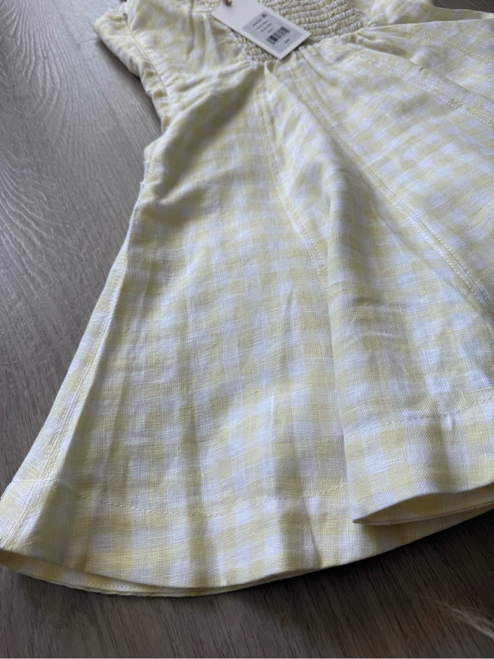 LoveShackFancy CLARINE GINGHAM BOW MINI DRESS - Picture 15 of 15